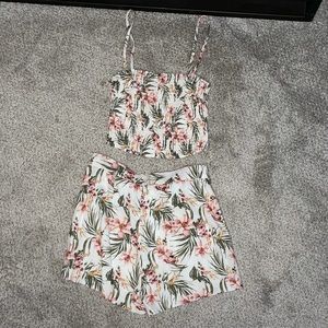 Tropical Floral Matching Set